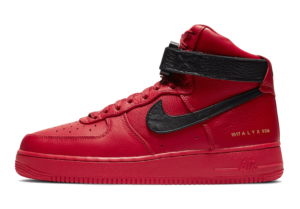 Air Force 1 High Alyx University Red Black